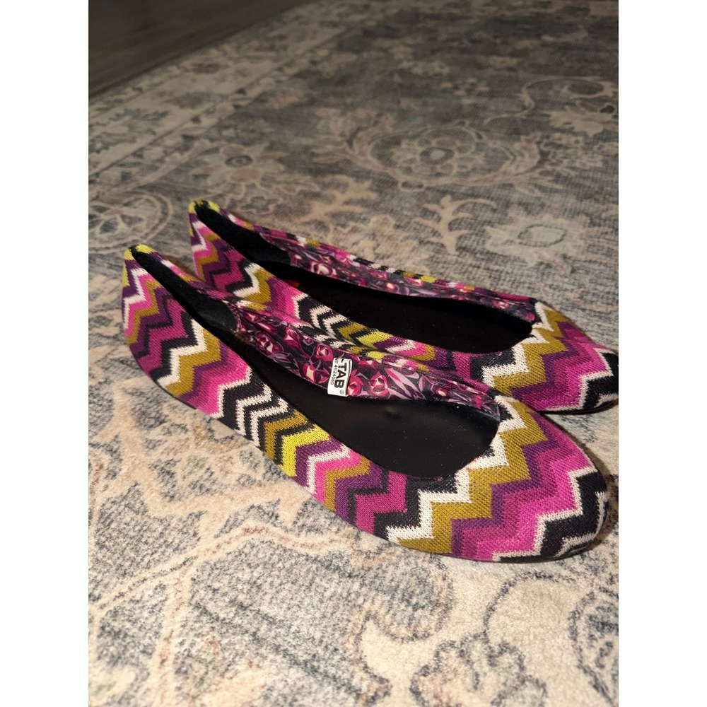 Missoni Colorful Y2K Vintage Ballet Flats